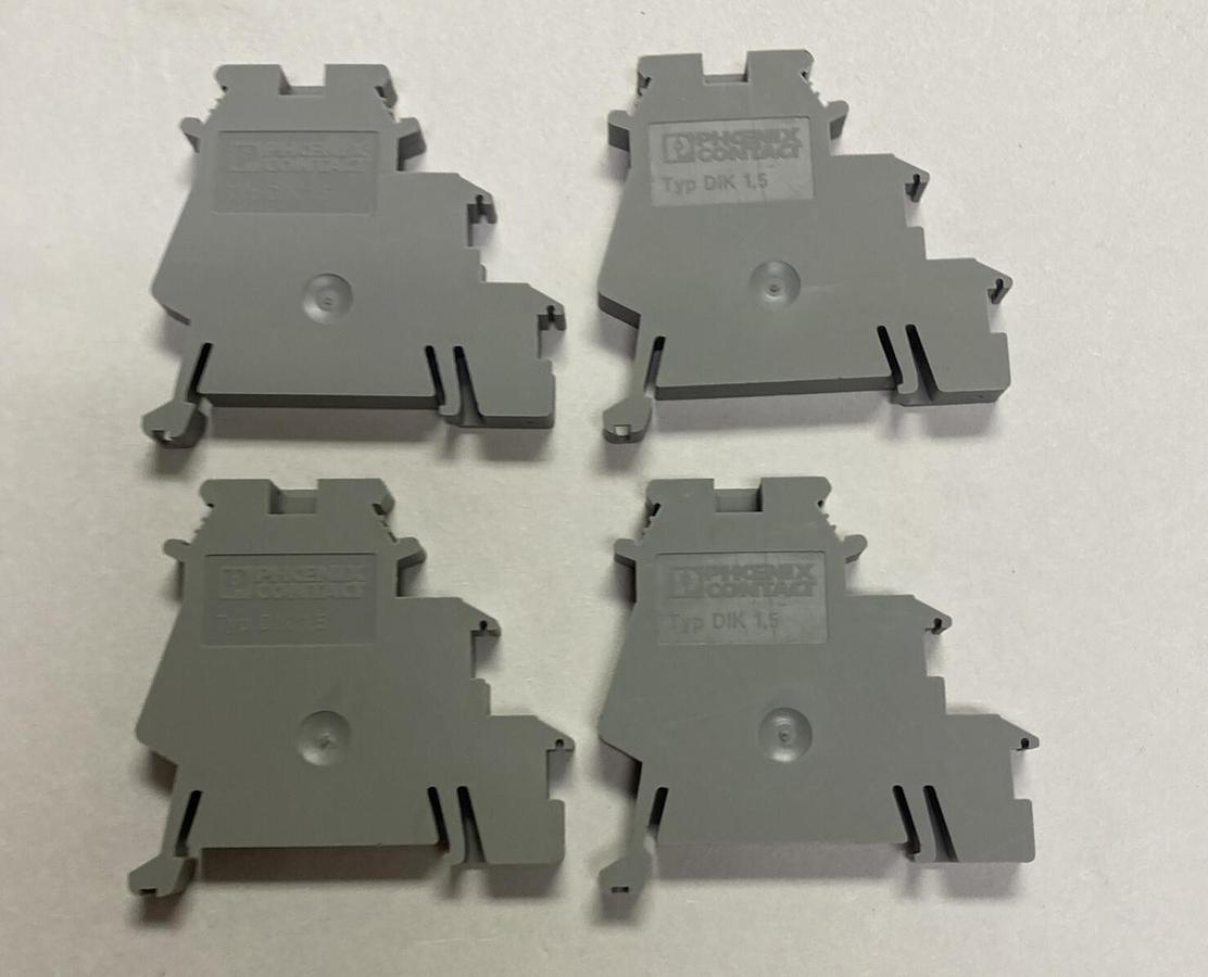 PHOENIX CONTACT,DIK 1.5,TERMINAL BLOCK LOT OF 4 NOS