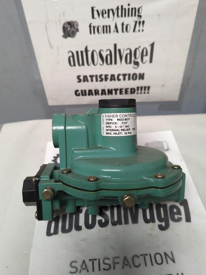 FISHER CONTROLS,R622-BCK,REGULATOR ORIFICE 7/32 IN 10 PSI NOS