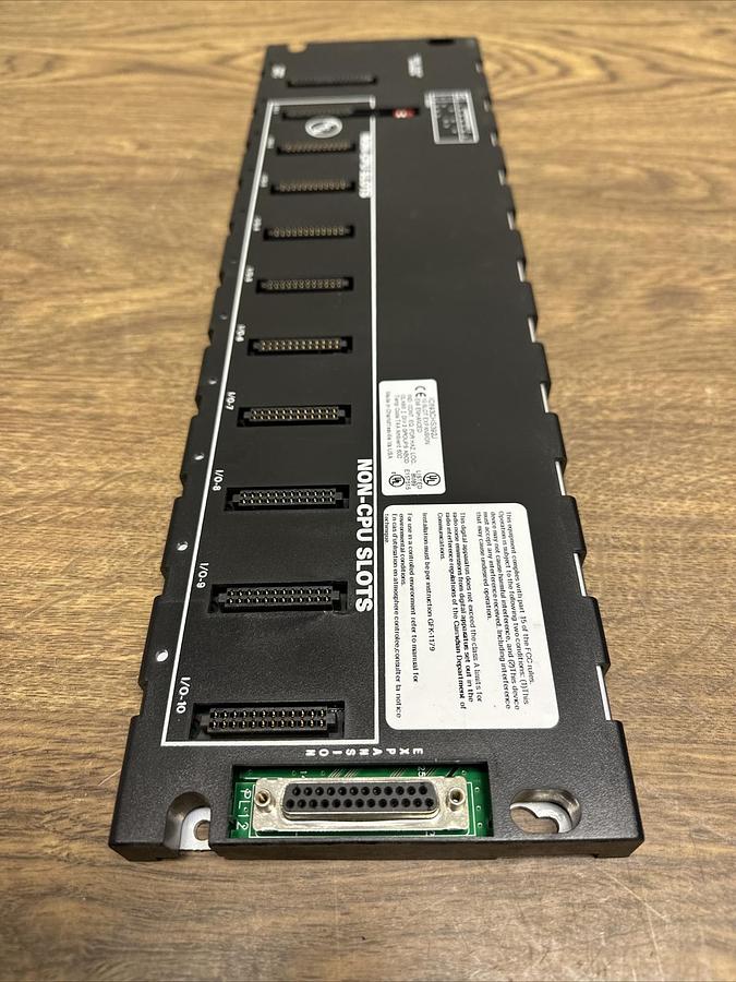 Used GE Fanuc,IC693CHS392J,10 Slot Expansion Rack EMI Enhanced