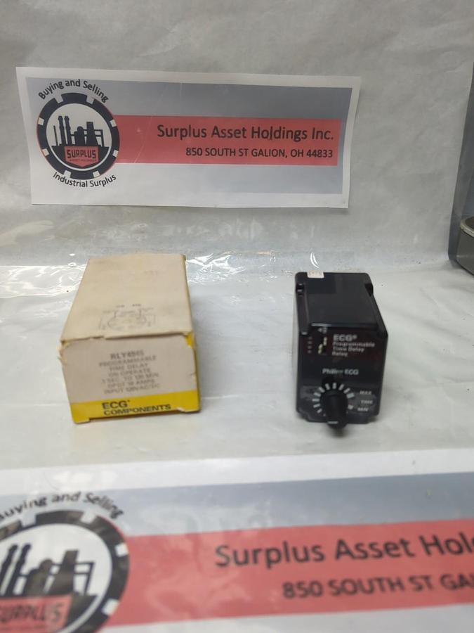 ECG COMPONENTS,RLY4945,PROGRAMMABLE TIME DELAY ON-OPERATE 1 SEC-120 MIN NOS