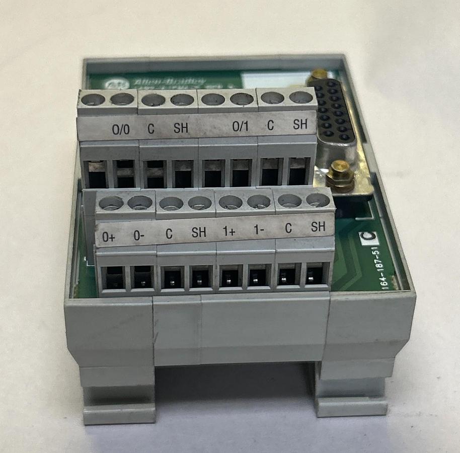 Used ALLEN BRADLEY,1492-AIFM4-3,WIRING MODULE