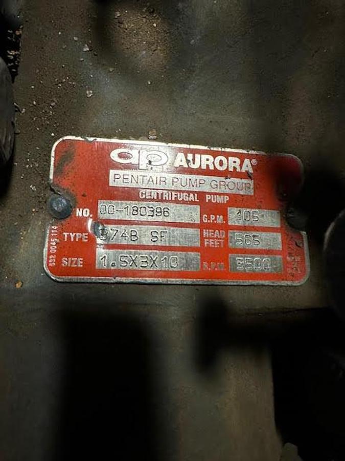 Used Aurora 374B SF Centrifugal Pump