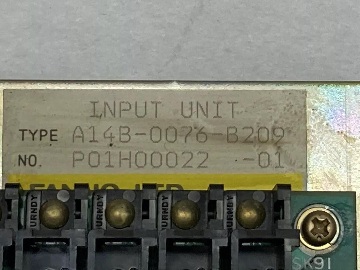 Used Fanuc,A14B-0076-B209,Input Unit