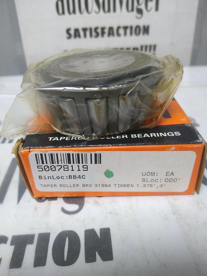 TIMKEN,31594,ROLLER BEARING CONE NOS