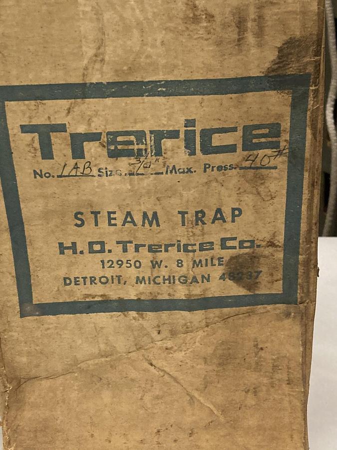 Trerice,#1AB,Steam Trap Size 3/4 INCH 40 PSI