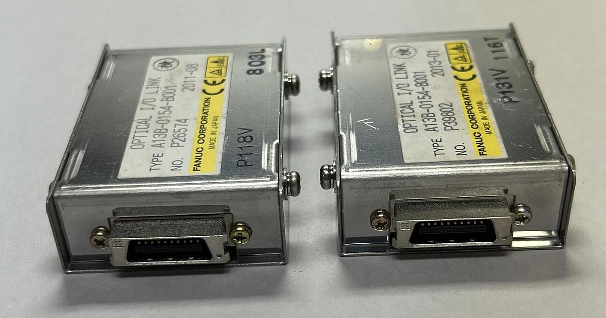 Used FANUC,A13B-0154-B001,I/O LINK ADAPTER LOT OF 2