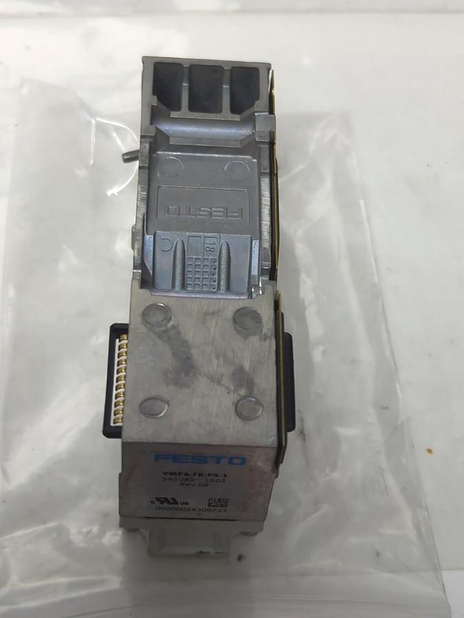 Used FESTO,VMPA1-FB-PS-1,ELECTRONICS SUB BASE PRE-OWNED
