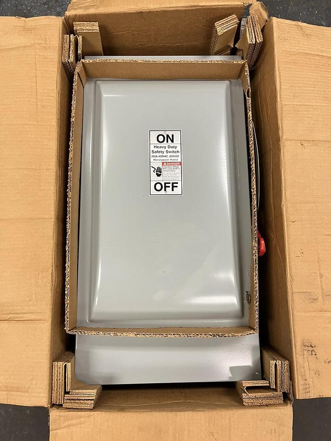 SIEMENS,HF364,200A 600V HEAVY DUTY SAFETY SWITCH