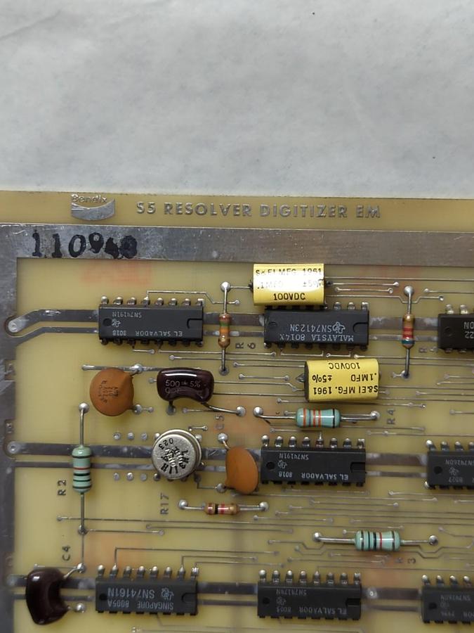 Used BENDIX,3728924M,S5 RESOLVER DIGITIZER EM CIRCUIT BOARD PRE-OWNED