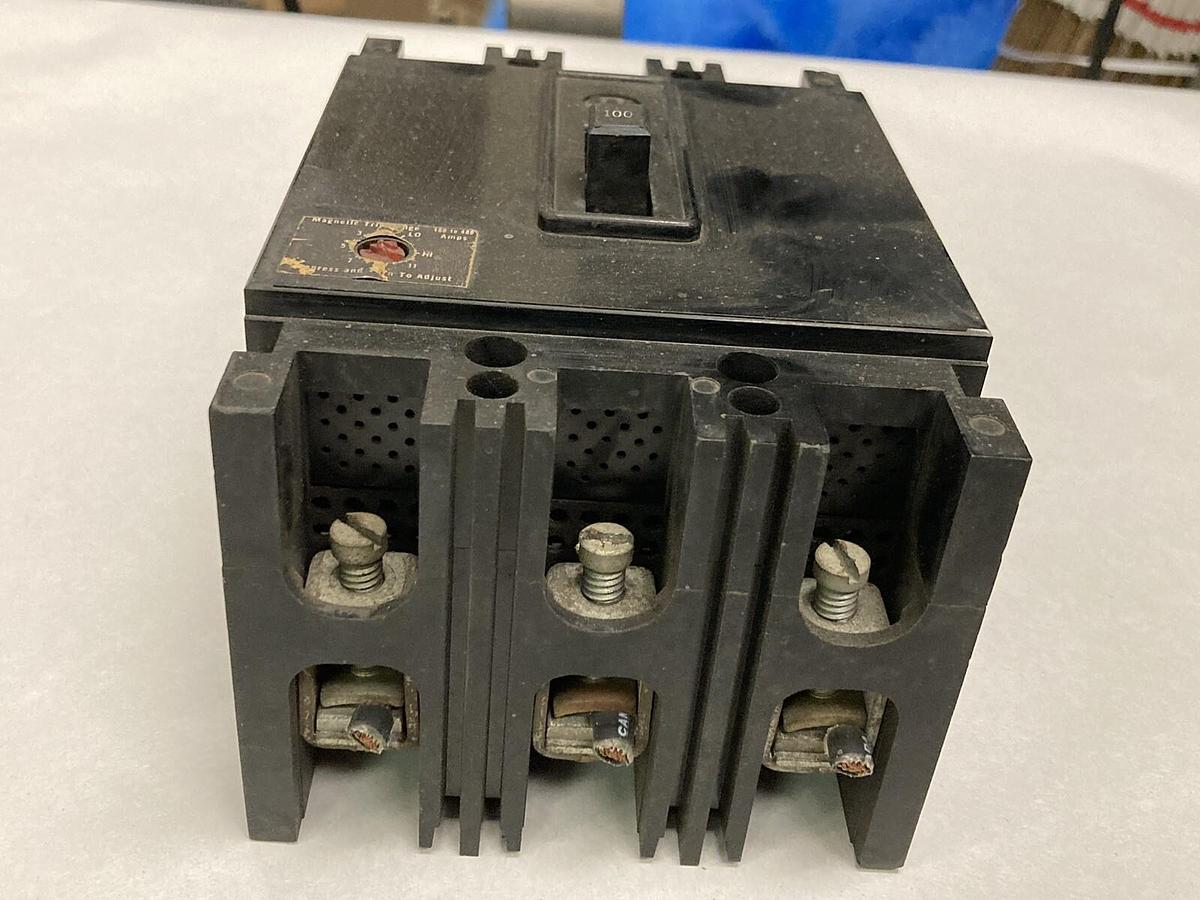 Used Westinghouse,48-E-8744,3-Pole Circuit Breaker, 100AMP 600VAC