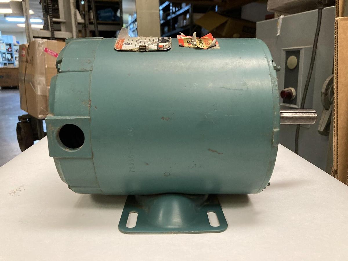Used Reliance Electric,P56H1605S-XN,1/2 HP Electric Motor 1140 RPM 208/230V