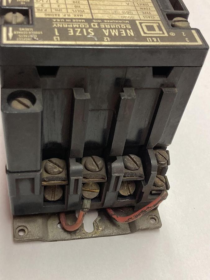 Used Square D,Class 8536 Type SCG 3,Nema Size 1 Circuit Breaker