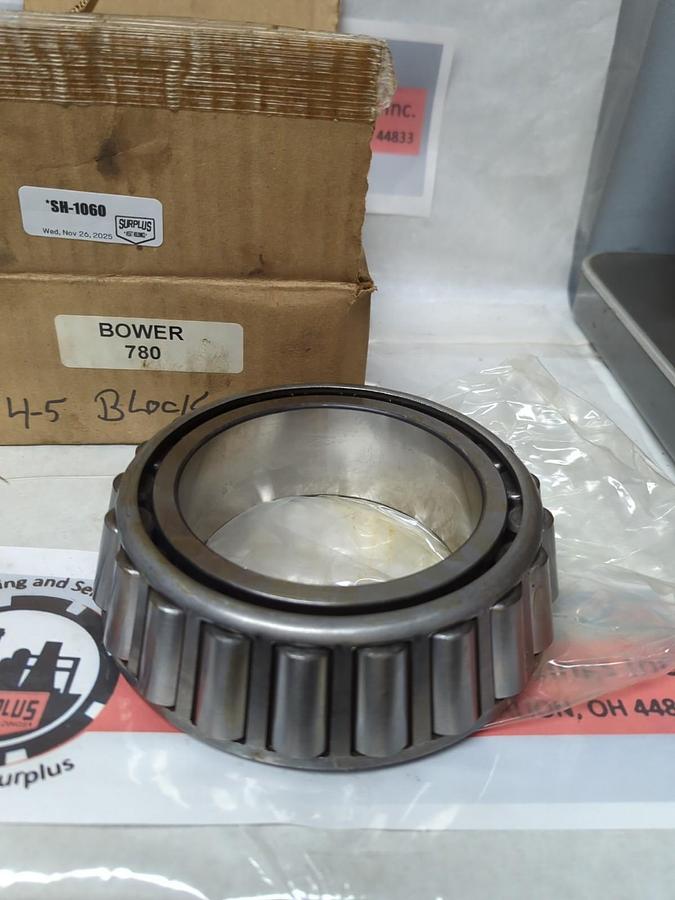 BOWER,780,ROLLER BEARING CONE 4 INCH BORE NOS