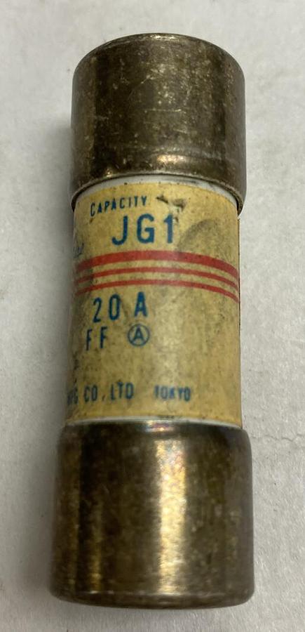 Utsunomita,JG1-20,Cello-Lite Fuse 20A 600V NOS