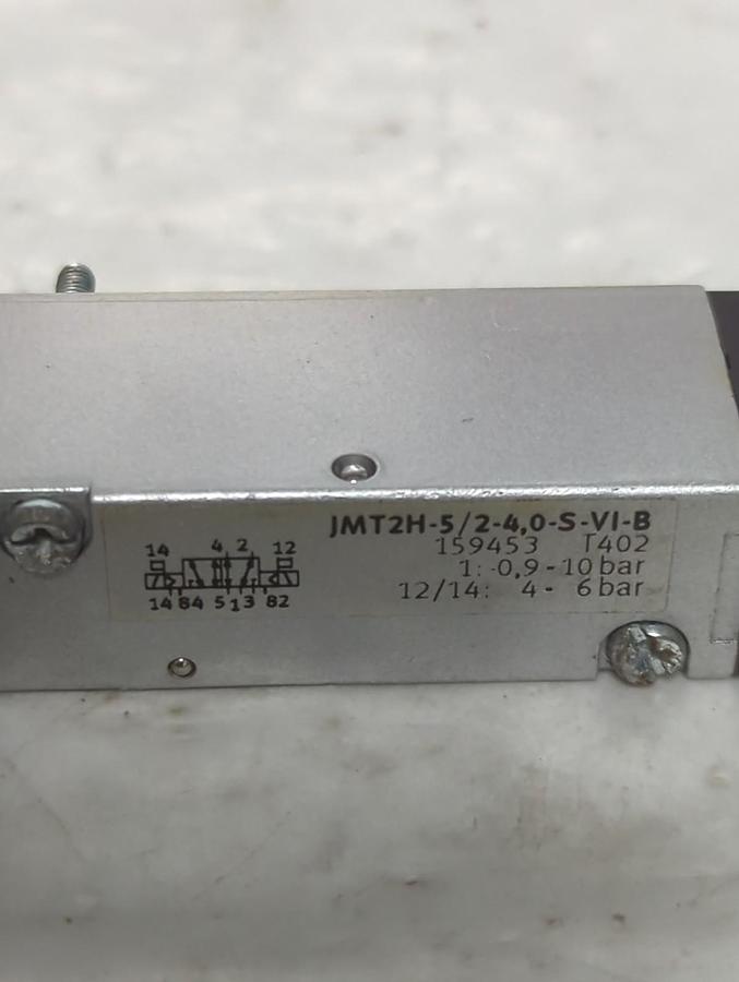 Used FESTO,JMT2H-5/2-4 0-S-VI-B,SOLENOID VALVE PRE-OWNED
