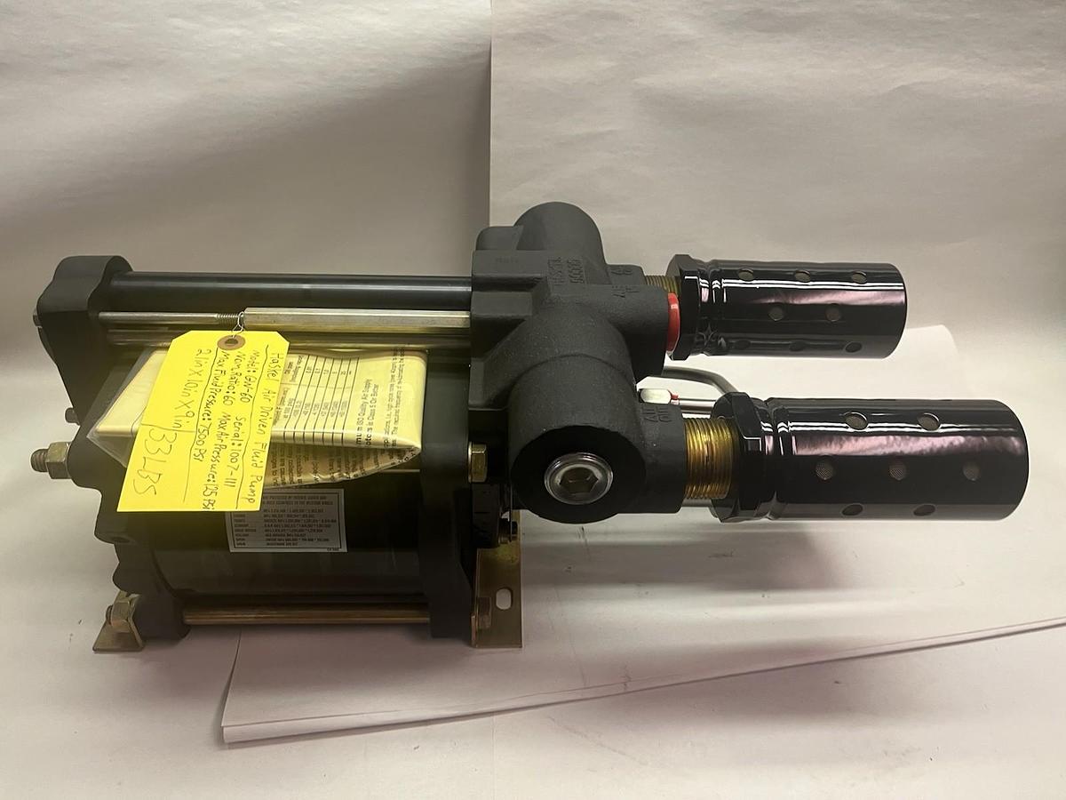 HASKEL,GW-60,AIR DRIVEN FLUID PUMP NOM RATIO 60