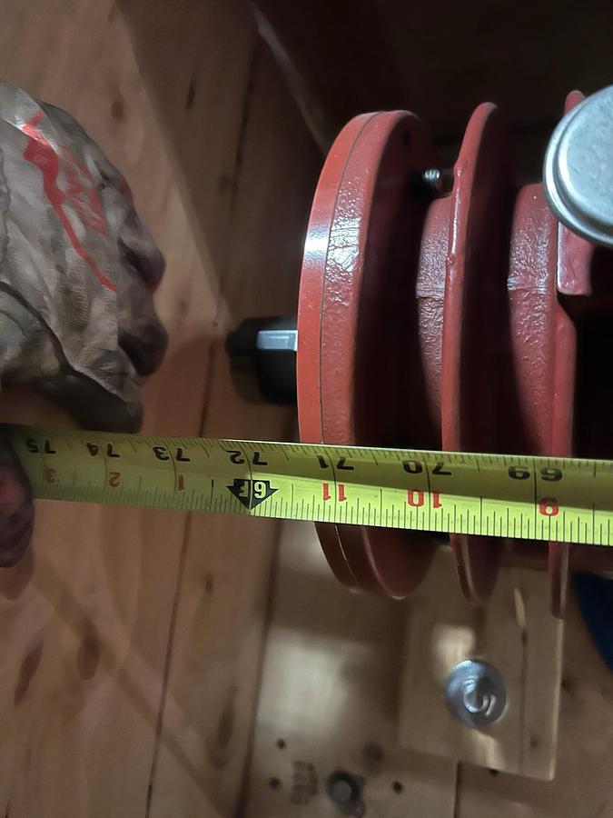 Used TONKAFLO,SS24012EK,SS WATER PUMP 3"X4" 230 GPM Shaft 1-5/8” Dia X 2.75”