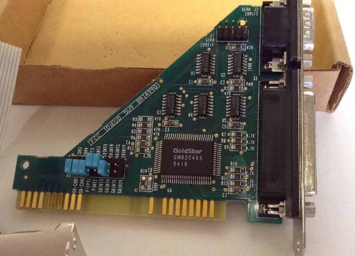 IBM,IOAT43,Board for IBM AT Computer with 25-Pin Serial Cable and Bracket Assemb