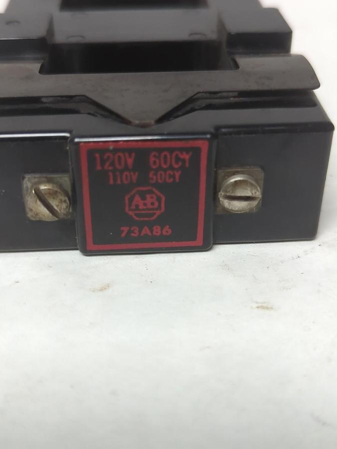 Used ALLEN-BRADLEY,73A86,COIL 120V 60CY PRE-OWNED MISSING BOX