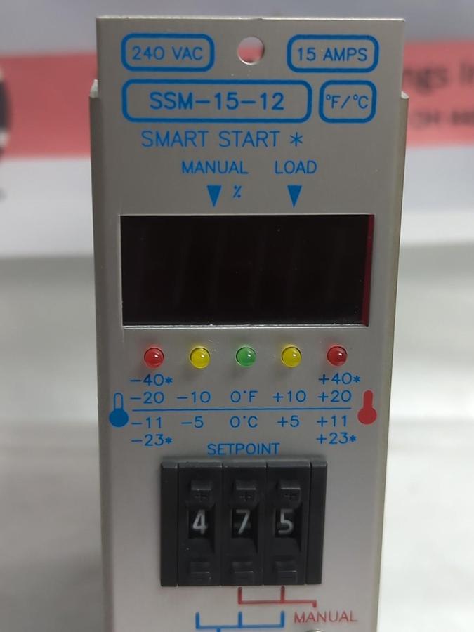 Used D-M-E,SSM-15-12,TEMPERATURE CONTROLLER 240VAC 15 AMP PRE-OWNED