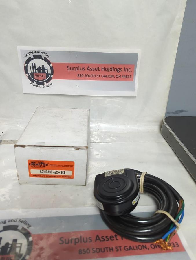 LINEMASTER,492-SCE,COMPACT FOOT SWITCH NOS