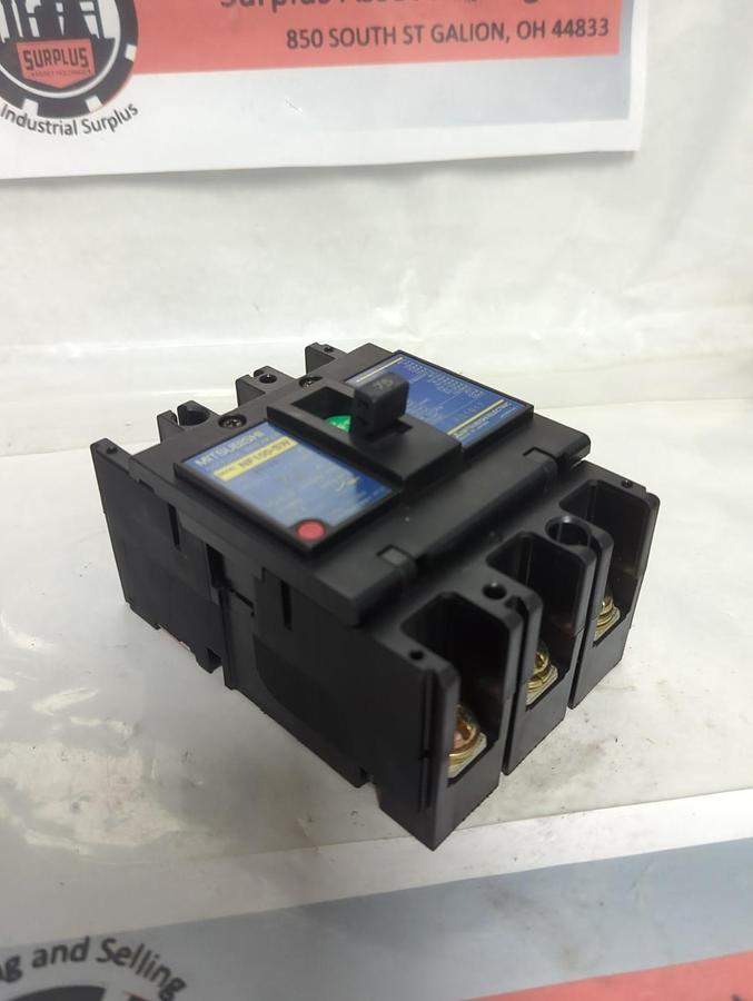 Used MITSUBISHI,NF100-SW,CIRCUIT BREAKER 75 AMP 3-POLE PRE-OWNED