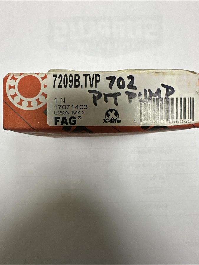 Used FAG,7209B.TVP,Beaing NEW