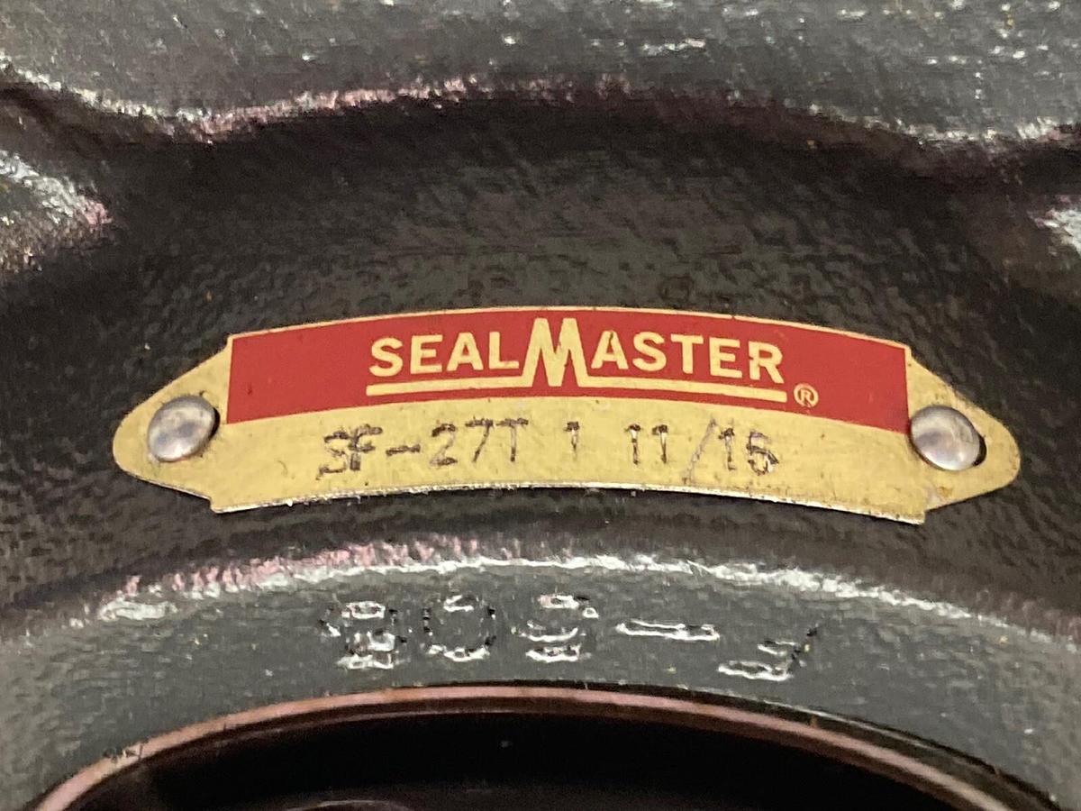Sealmaster,SF-27T,Flange-Mount Ball Bearing 1 11/16 Inch