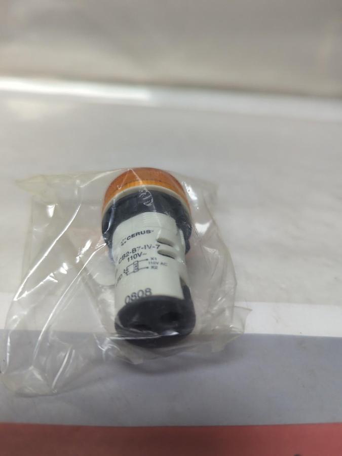 CERUS,CB2B7IV75,PILOT LIGHT AMBER 110VAC NOS