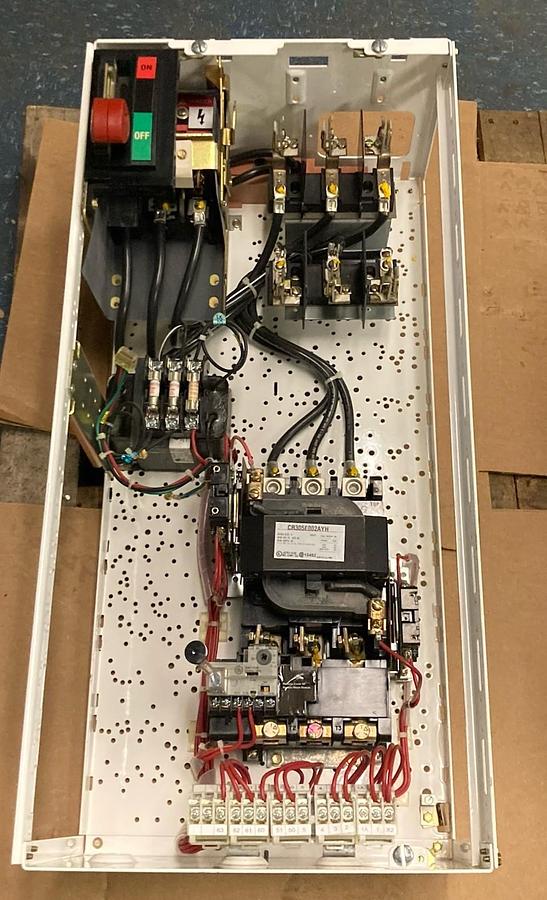 Used GE,E33752,Evolution Size 3 30 INCH FVNR Fused MCC Starter Bucket 60Hz 480V