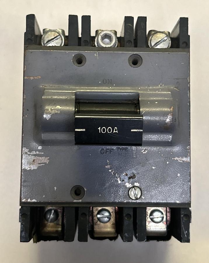 Used SQUARE D,MH-316,CIRCUIT BREAKER 100A 240V 3P