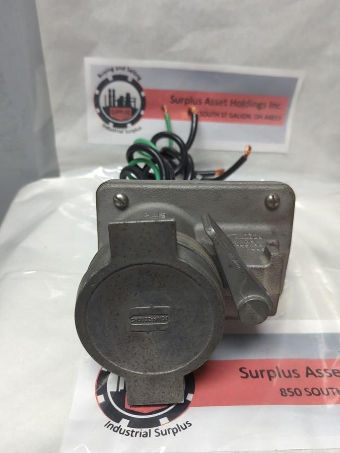 Used CROUSE-HINDS,0403497,ARKTITE RECEPTACLE PRE-OWNED