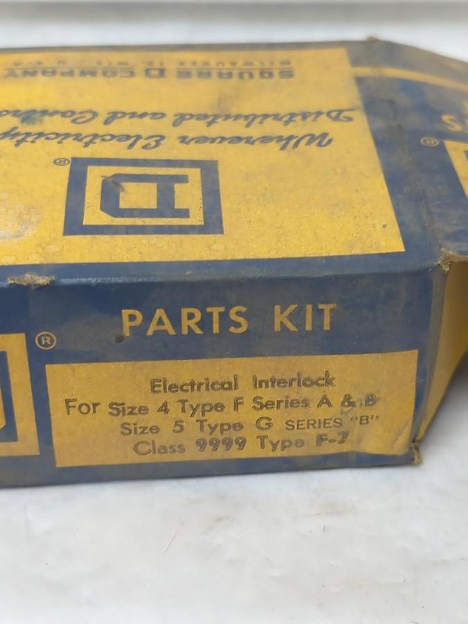 SQUARE D,9999 F-7,INTERLOCK FOR SIZE 4 TYPE F SER A&B SIZE 5 TYPE G SER B NOS