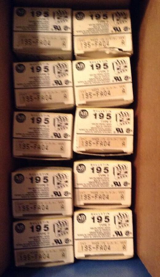 Allen-Bradley,195-FA04,Add On Contact Blocks Series A LOT OF 4