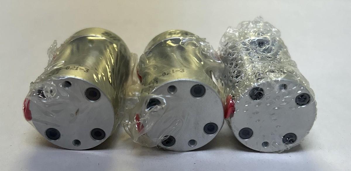 BIMBA,FOS-021-3,SINGLE ACTING PNEUMATIC CYLINDER LOT OF 3 NOS