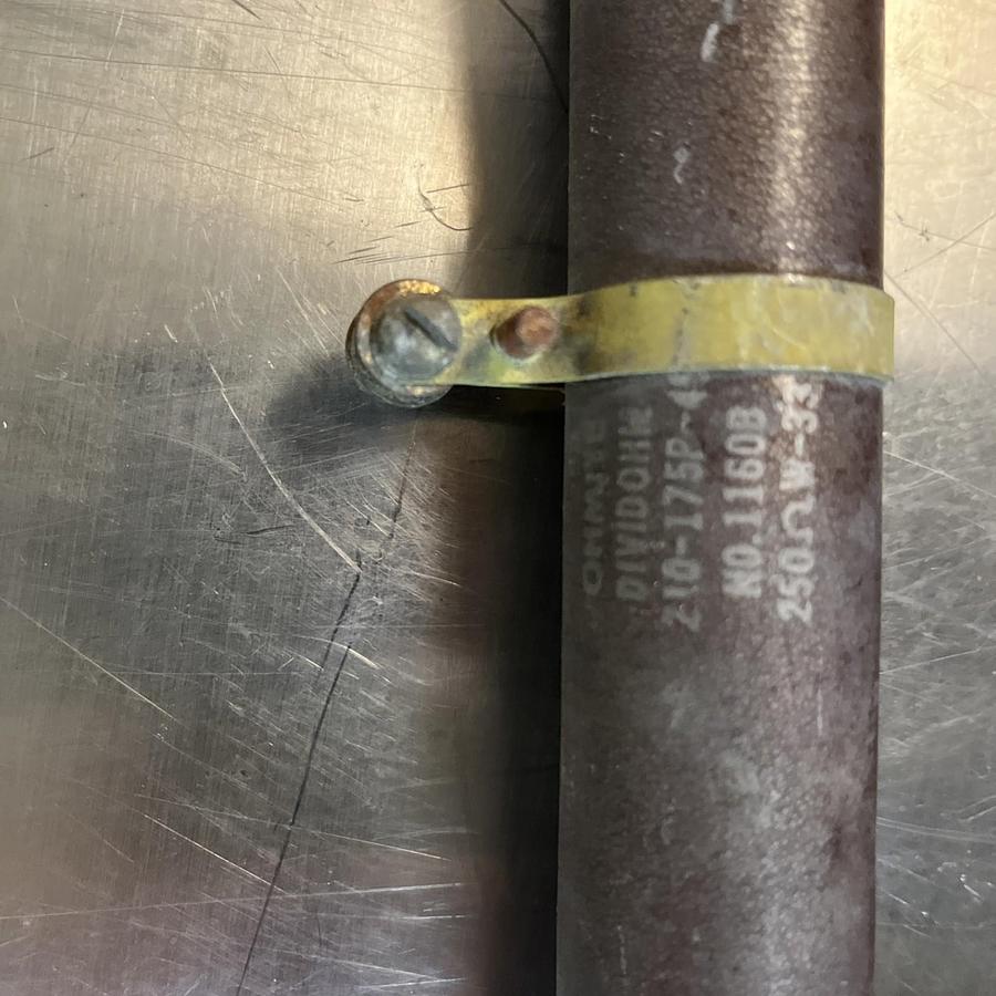 Used OHMITE,210-175P-45,DIVIDOHM RESISTOR 250 OHMS