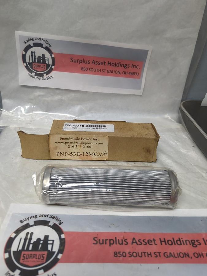 PNEUDRAULIC POWER,PNP-53E-12MCN,FILTER ELEMENT NOS