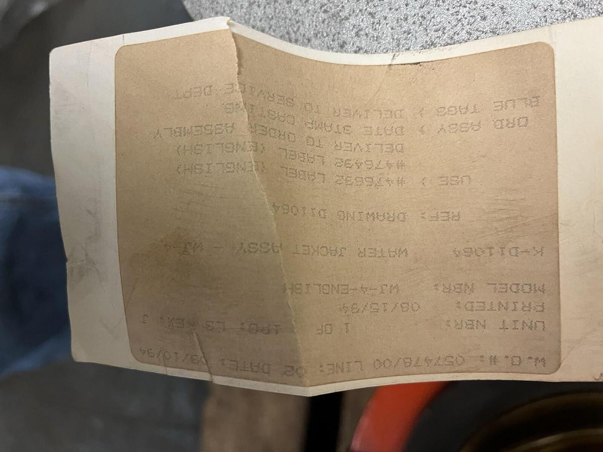 IRCON,WJ-4,WATER JACKET ASSEMBLY