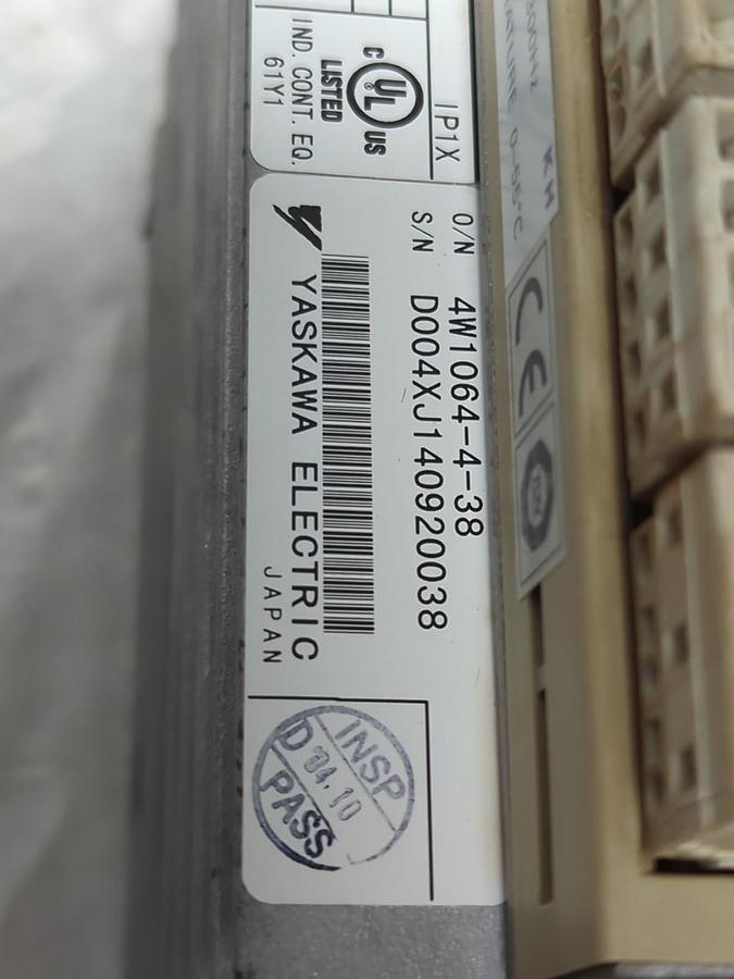 Used YASKAWA,SGDH-04AE,SERVO PACK 200V PRE-OWNED