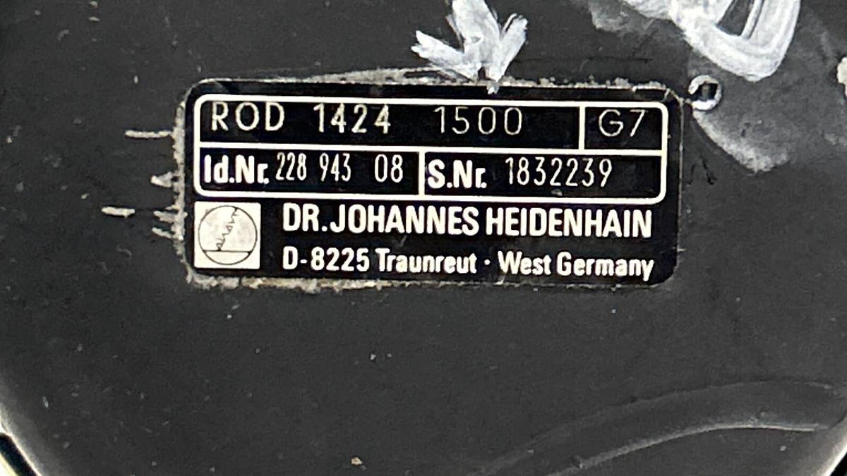 Used HEIDENHAIN ROD,1424 1500,ROTARY ENCODER