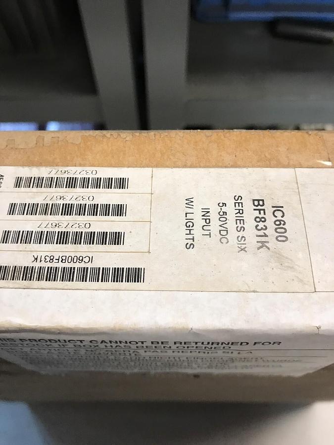 Used Fanuc,IC660 BF831K,Series 6 5-50VDC Input with lights