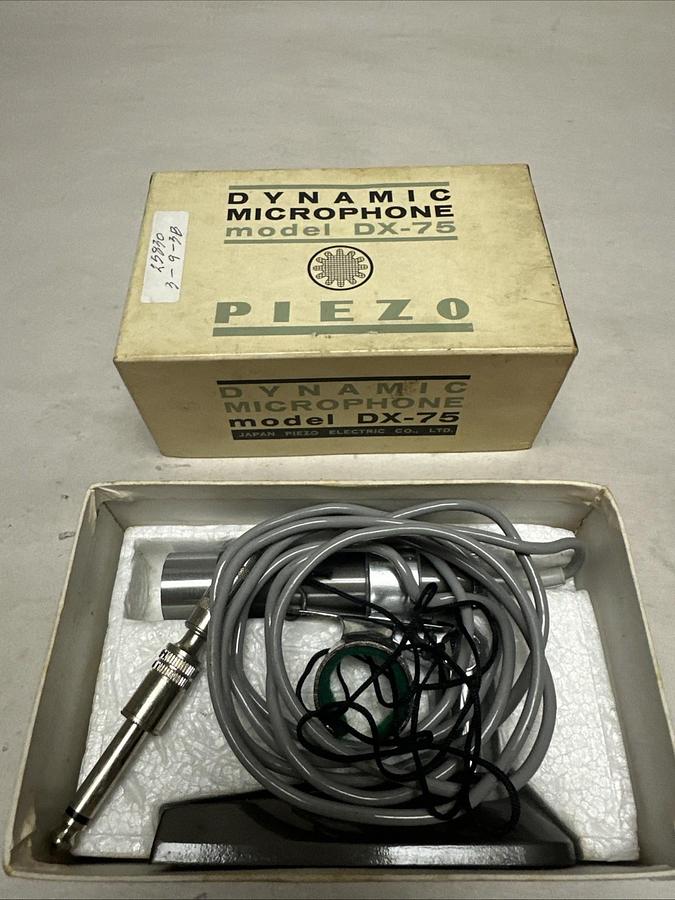 Piezo,Model DX-75,Dynamic Microphone