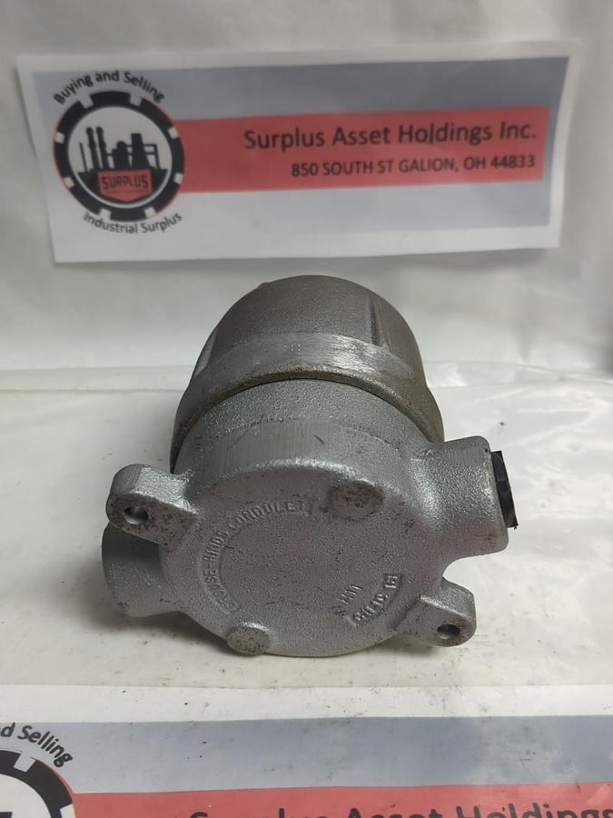 CROUSE-HINDS,CUJC 16,CONDUIT EXPLOSION PROOF HOUSING WITH RELAY NOS