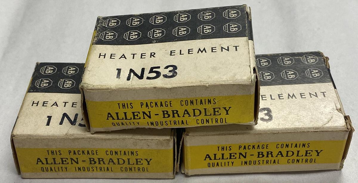 Allen Bradley,N53,Thermal Overload Lot Of 3 NOS