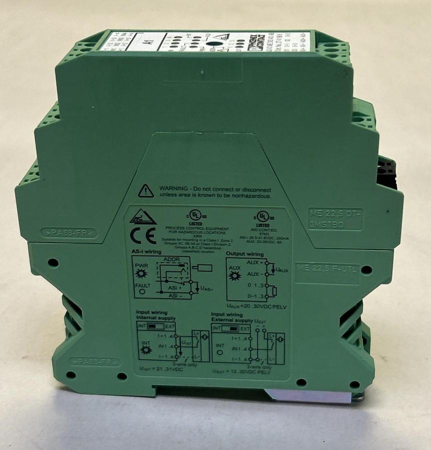 Used PHOENIX CONTACT,ASI IO ME DIO 4/3 AB,DIGITAL I/O MODULE