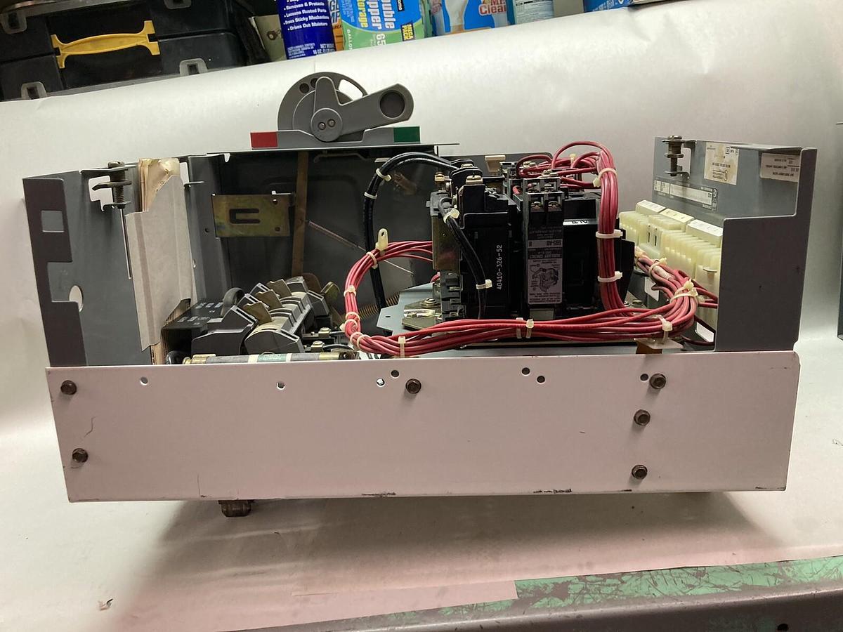 Used Allen-Bradley,2106B,Size 1 Fused MCC 20 Inch Reversing Starter Feeder Bucket