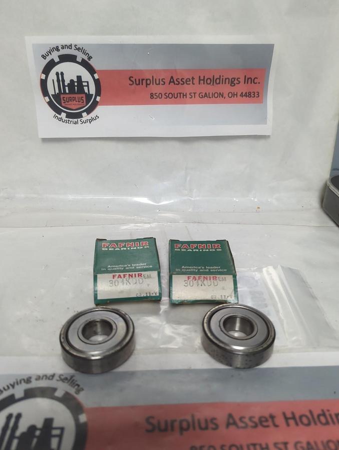 FAFNIR,304KDD,SHIELDED BALL BEARING LOT OF 2 NOS