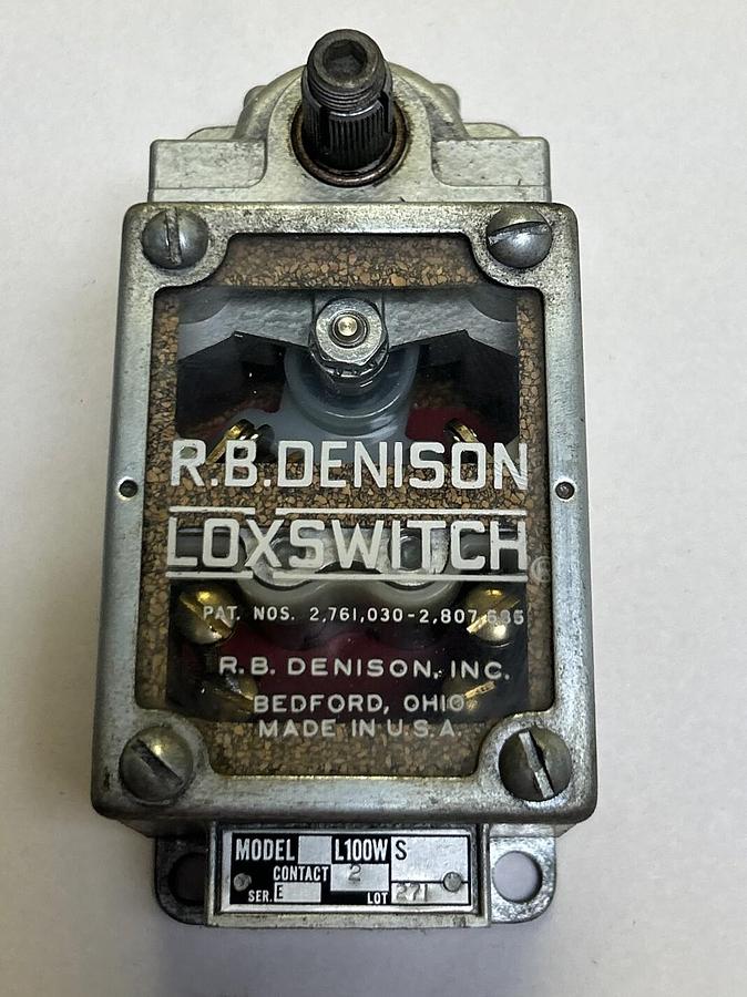 Used RB DENISON,L100WS,LIMIT SWITCH
