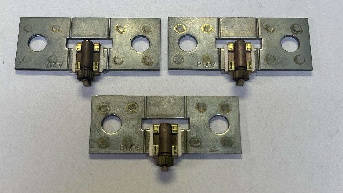 Used SQUARE D,DD220,THERMAL OVERLOAD HEATER ELEMENT LOT OF 3