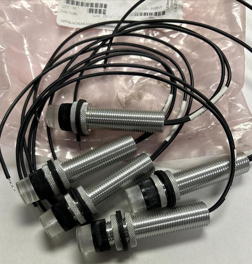 LEDTRONICS,PNL-1145-205,LED PANEL INDICATOR LOT OF 5 NEW